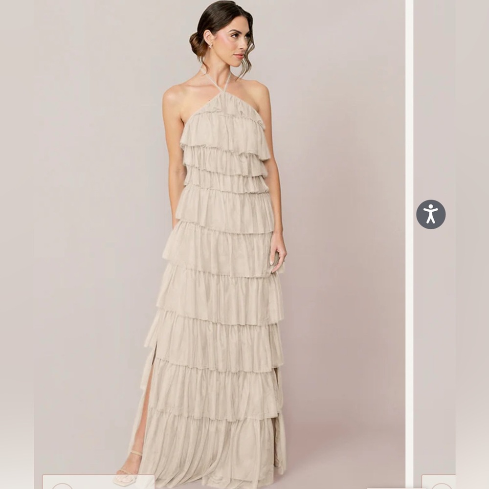 Women's Revelry Maxi Dress champagne Carrie Tulle Dress